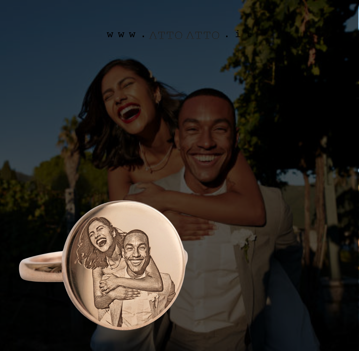 Relief Coin Ring Gold