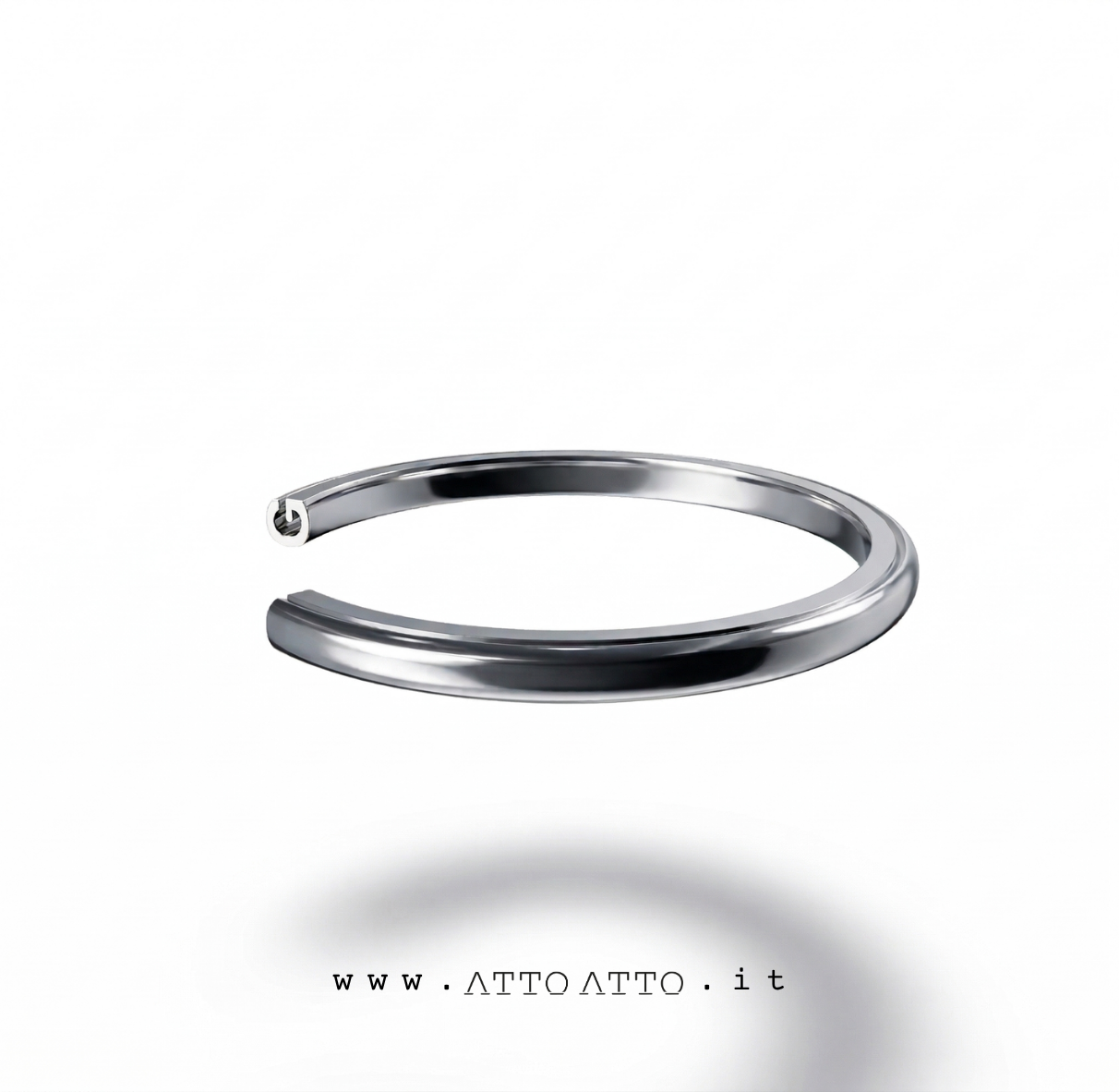N.92 Anello personalizzato con iniziali -Argento-