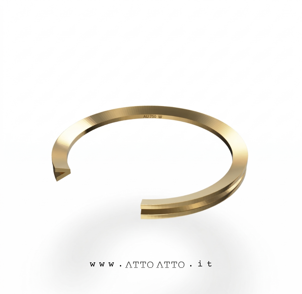 N.92 Anello personalizzato con lettere -Oro-