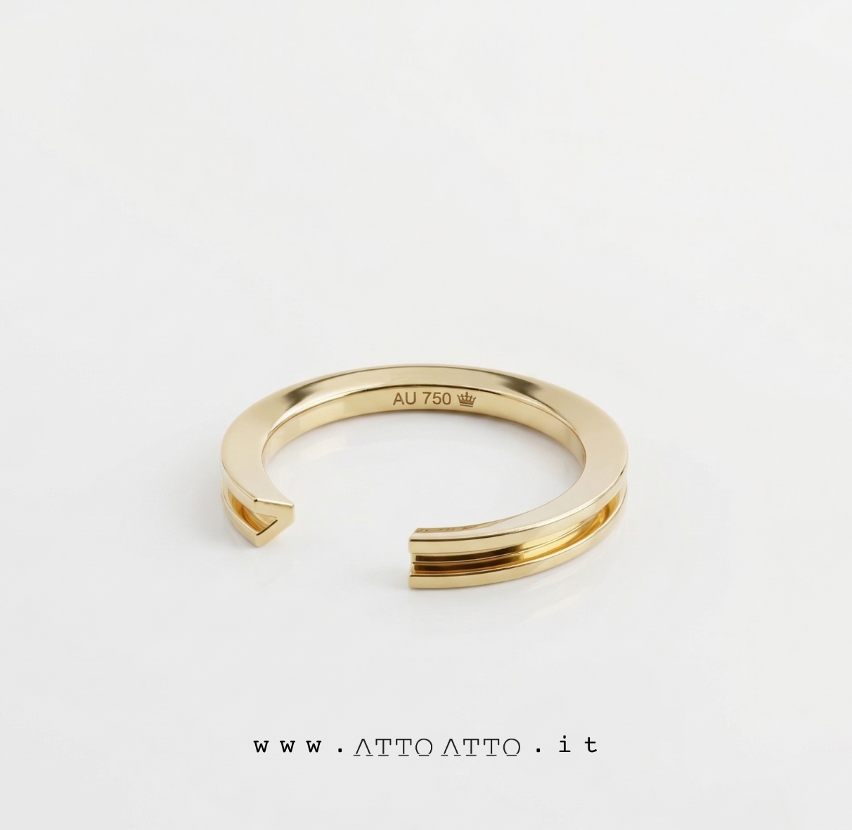 N.92 Anello personalizzato con lettere -Oro-
