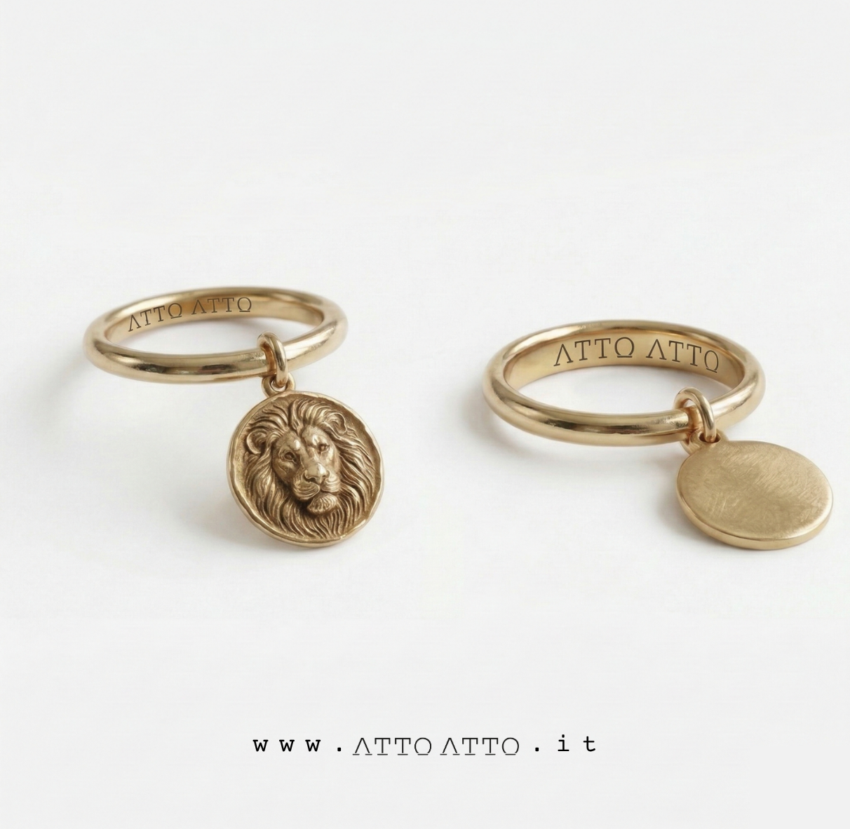 Relief Coin Drop Ring