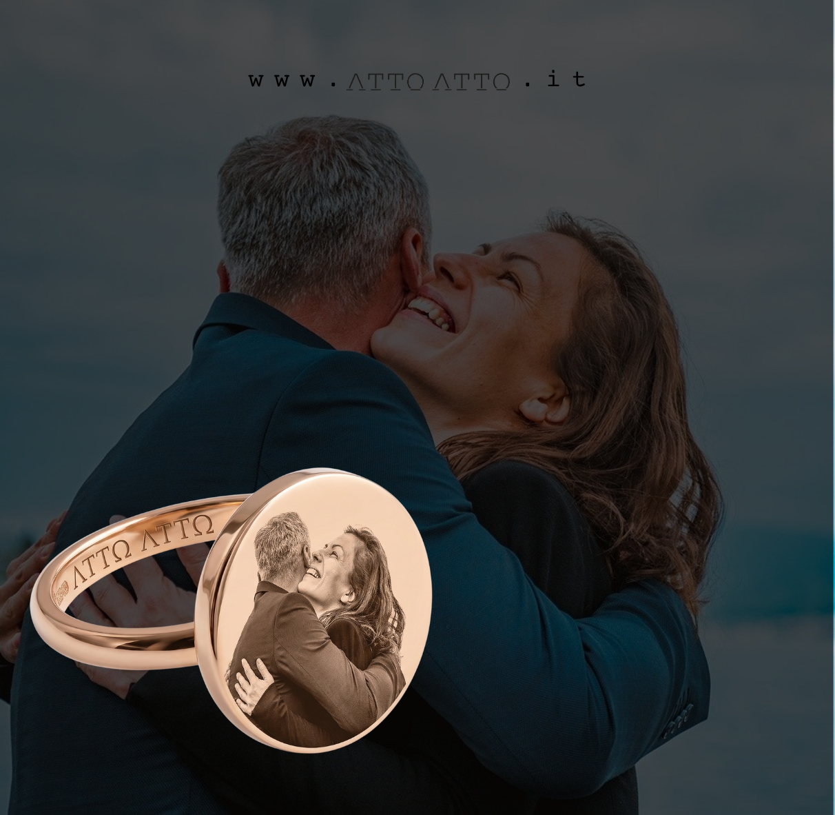 Relief Coin Ring Gold