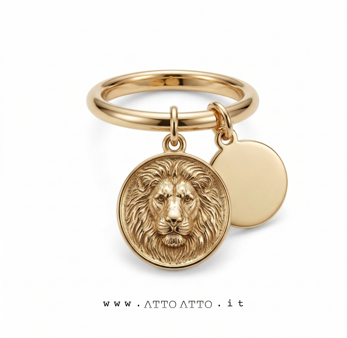 Relief Coin Drop Ring