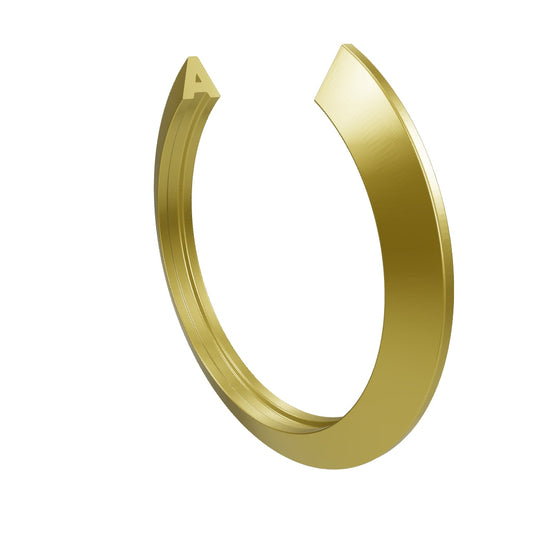 N.92 Personalized ring with initial 